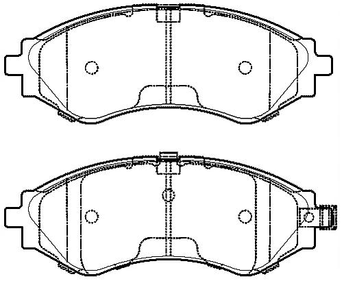 Brake pad for DAEWOO