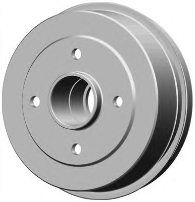Brake drum for RENAULT