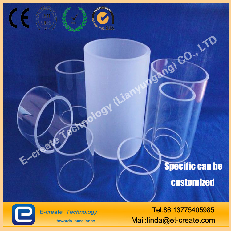 Low-hydroxyl quartz tube, dehydroxyline tube, high temperature transparent quartz glass tube, high purity quartz glass tube