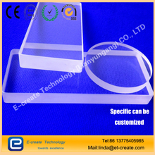 Customize Heat Resisting Clear Quartz Plate polished optical quartz plate