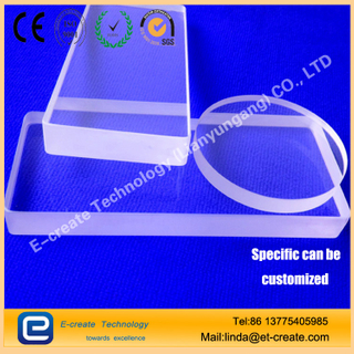 Customize Heat Resisting Clear Quartz Plate polished optical quartz plate