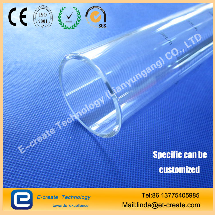 PE CHN quartz oxidation tube / quartz reduction tube / quartz liner (redox tube)