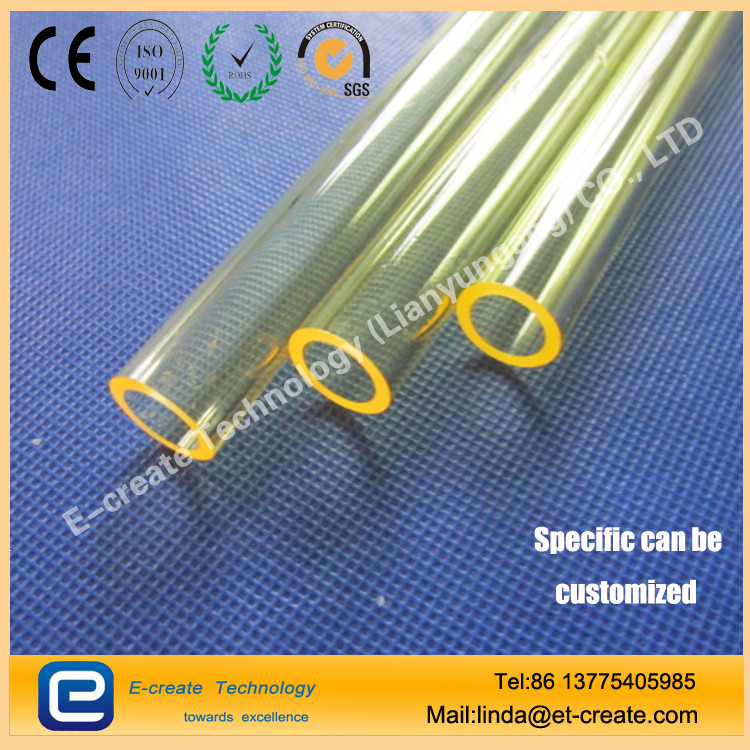 UV-filtering Fused Silica Flow Tube for Lasers and IPL Machines