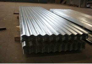 feuille enduite de toiture d'acier de Galvalume de 0.5mm d'Alu-Zinc ondul&eacute; de t&ocirc;le