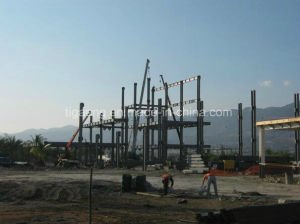 Structure m&eacute;tallique d'atelier lourd de structure de prix usine pour Durban