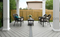 R&eacute;sistant &agrave; l'usure aucun Decking ext&eacute;rieur ignifuge de d&eacute;former/r&eacute;tr&eacute;cissement WPC