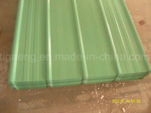 Hoja galvanizada cubierta color del material para techos del perfil del rect&aacute;ngulo