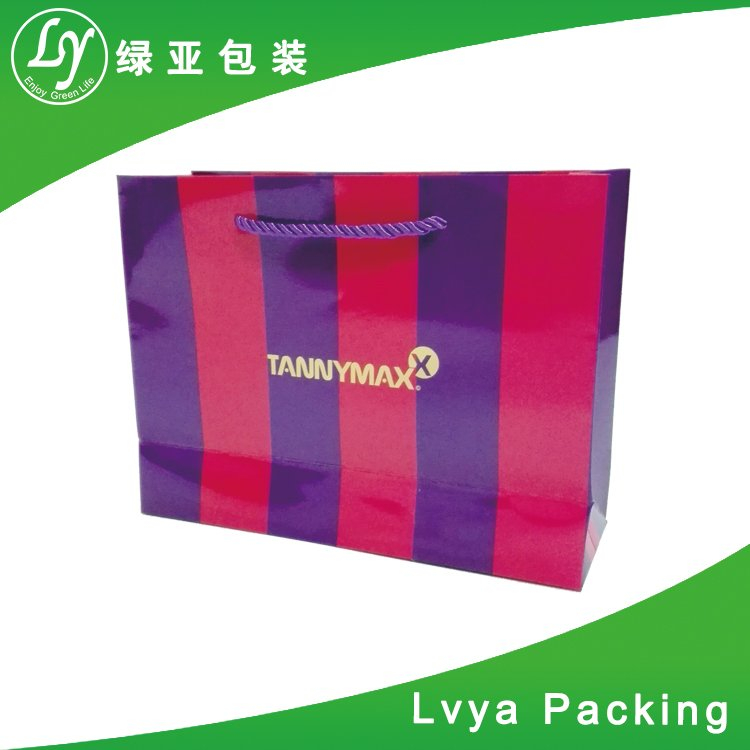 shopping paper bag 100% recyclable kraft paper bag brown paper bag
