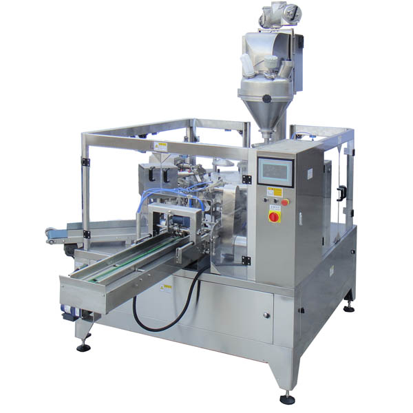 Doypack Machine with Auger Filler for Powder Packaging
