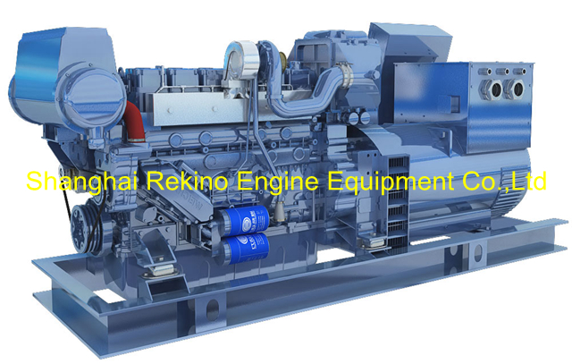 300KW 375KVA 60HZ Weichai marine diesel generator genset set (CCFJ300JW / WP13CD385E201)