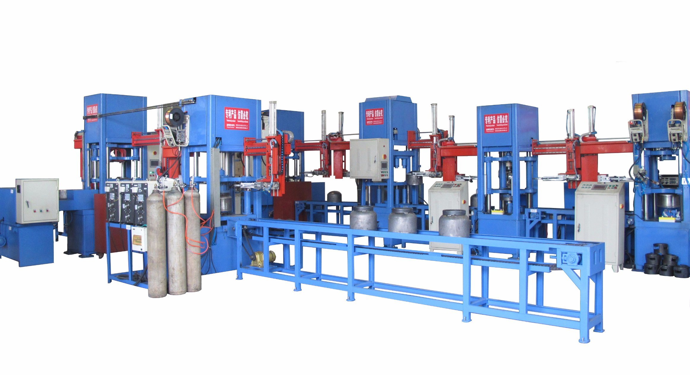 LPG Cylinder Double Head Automatic Mag Circumferential Welding