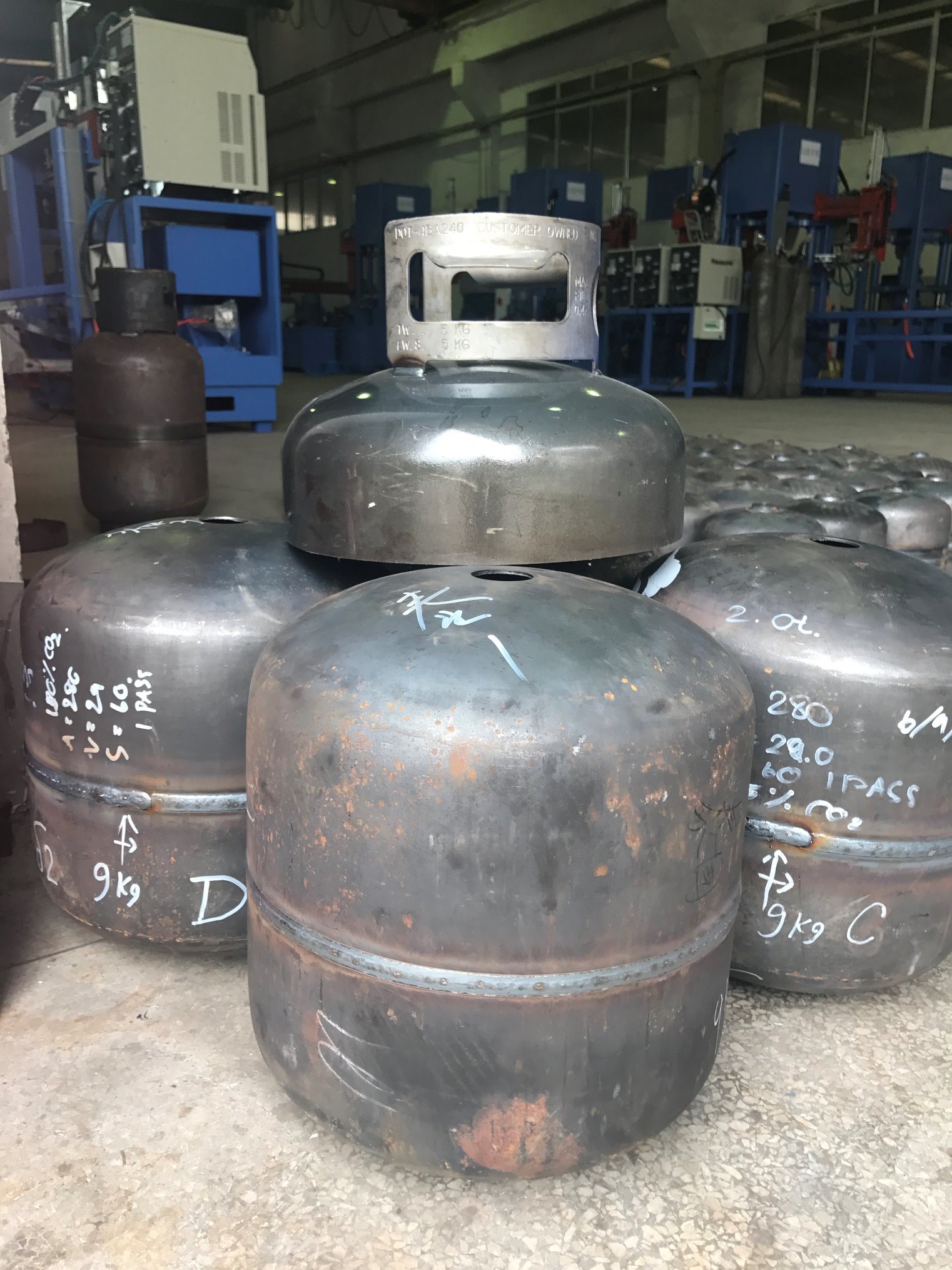 2000PCS for 8 Hours Output for LPG Cylinder Circumferential Welding Machine