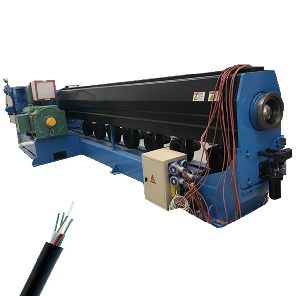 High Quality Fiber Optical Cable Extrusion Machine, Optical Drop Cable Sheath Wire Extrusion Line