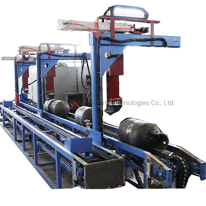 Fully Automatic LPG Gas Cylinder Body Circular Welding Machine, LPG Cylinder Circumferential Seam MIG Welding Machine~