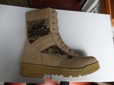 High Quality Army Combat Digital Camo Suede Boot