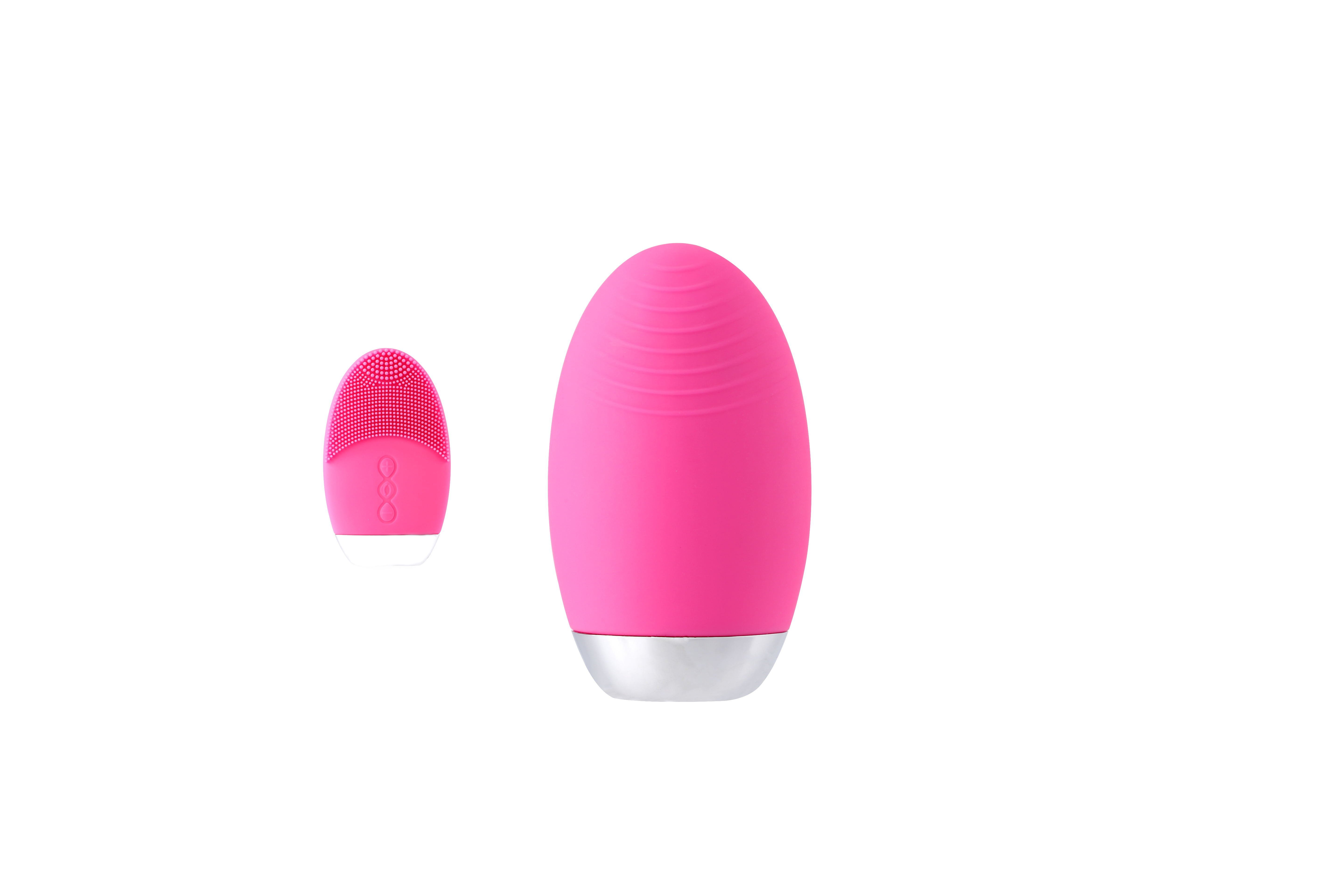 Silicon Facial Skin Care Cleansing Brush with Massager