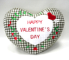 Plush Soft Stuffed Valentine Day Green Heart Pillow Cushion Gift 