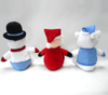 Custom Christmas Stuffed Animal snowman Santa Claus bear Toys