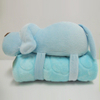 11 " Cute Blue Dog Toy Stuffed Animal Plush Pillow Blanket
