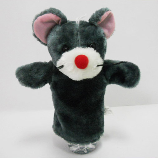 Plush Stuffed Toy Mouse Hand Puppet for Kids