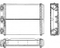 Radiator for MERCEDES BENS
