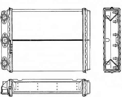 Radiator for MERCEDES BENS