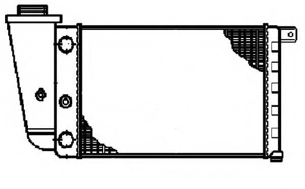 Radiator for FIAT
