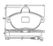 Brake pad for CITROEN