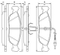 Brake pad for PEUGOET