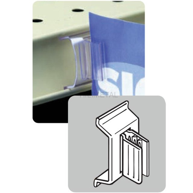 Clip In Shelf Flag Shelf Talker SGC02 Buy plastic sign gripper, right angle with power grip