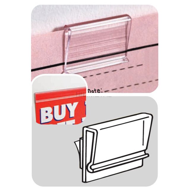 TipOn Extruded Sign Holder With Adhesive L11" SGC17 Buy board