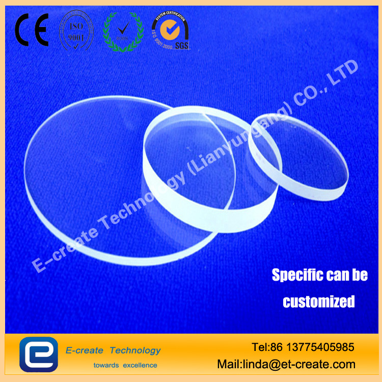 Quartz chip high temperature quartz glass wafer square film heating film custom processing optical film as the lens