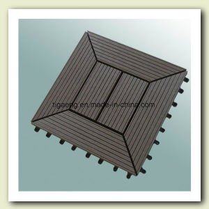 Paquet de plancher ext&eacute;rieur de Decking en plastique en bois du compos&eacute; WPC