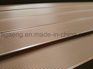 Plaque ext&eacute;rieure r&eacute;sistante au feu imperm&eacute;able &agrave; l'eau de Decking de WPC avec la bonne qualit&eacute;