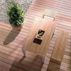El panel de pared de Vinyle/la madera de madera tiene gusto del tabl&oacute;n del suelo del PE Decking/WPC
