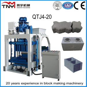 low investment high quality small manual type block making machine QTJ4-20