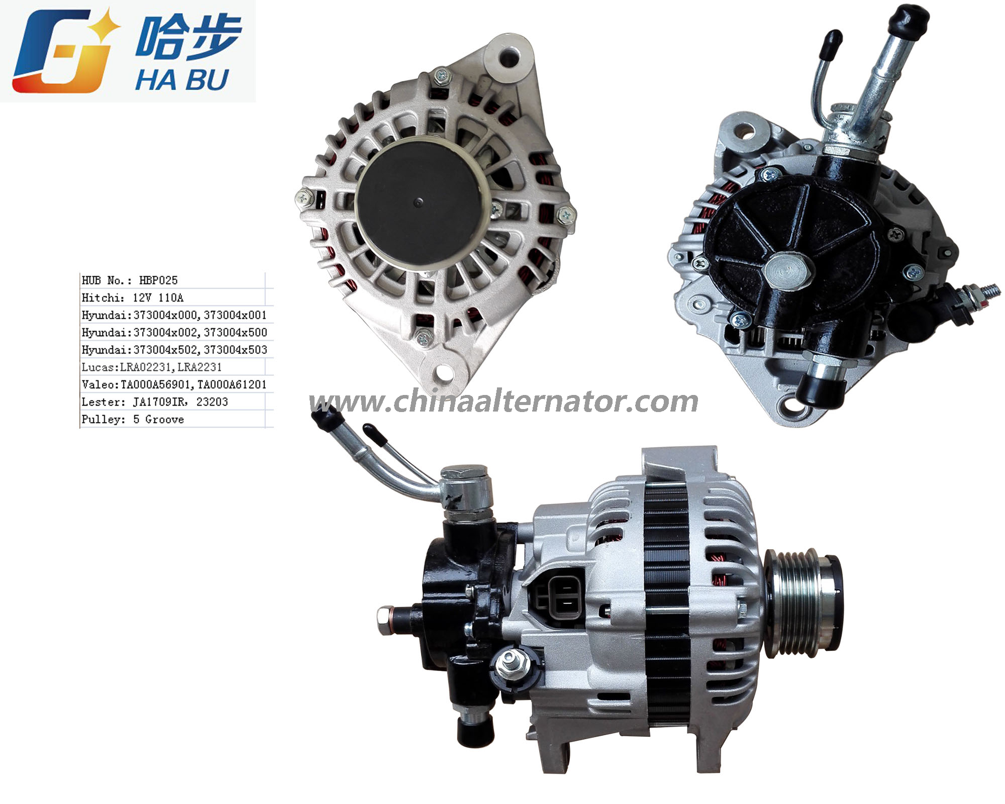 New Generator for Hyundai 373004X000 Af111225 Lester 23203