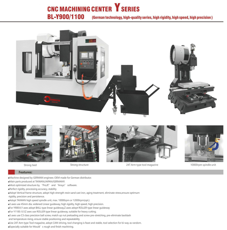 .BL-Y900 1100 CNC Milling CNC Machining Cente