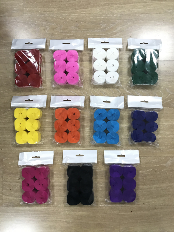 Crepe Streamers
