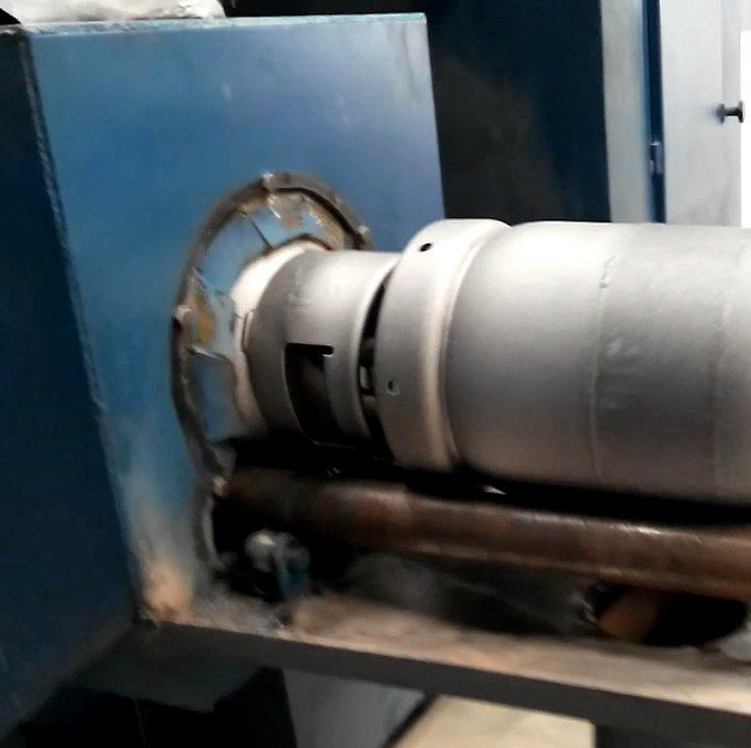 LPG Cylinder Shot Blasted Machine