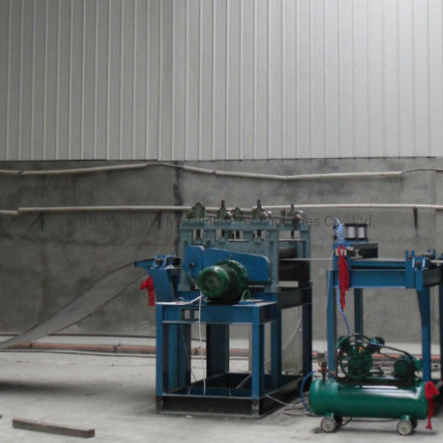 LPG Gas Cylinder Decoiler, Straightening and Blanking Line for Cylinder Round Sheet Blanking~