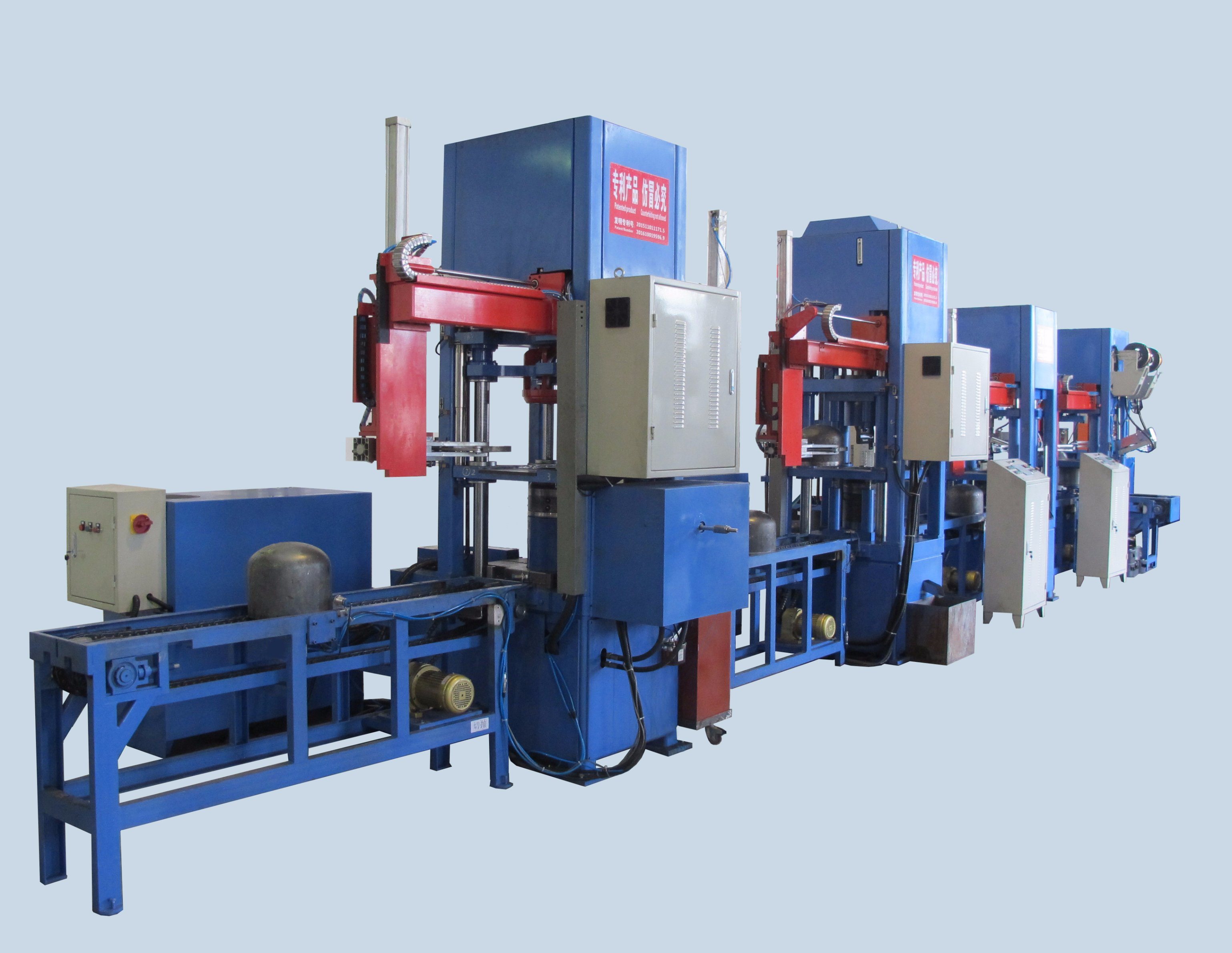 LPG Cylinder Spot Welding Assemble Machine