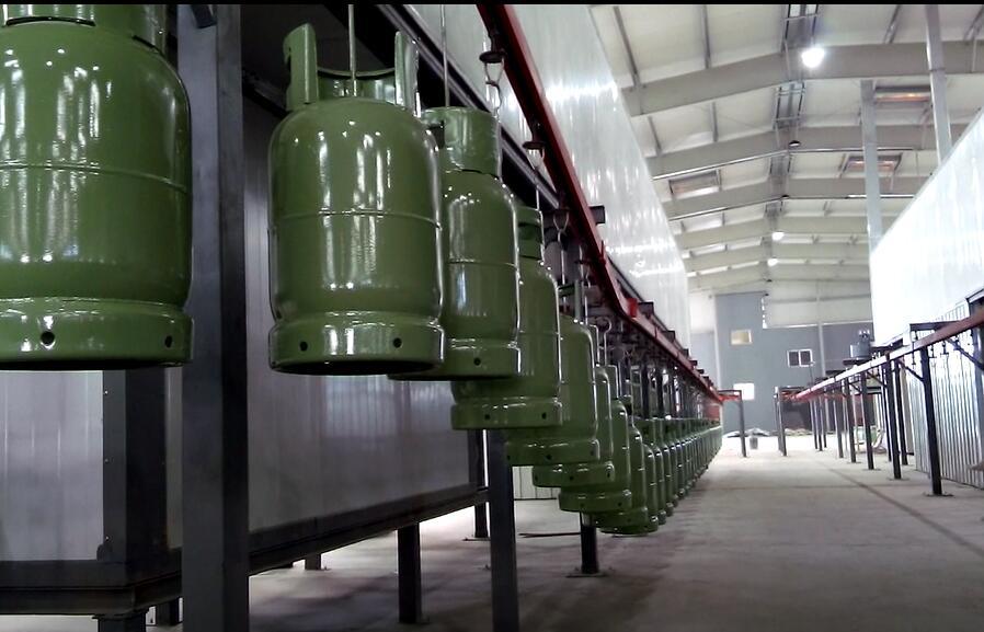 High Efficiency LPG Cylinder Painting Machine