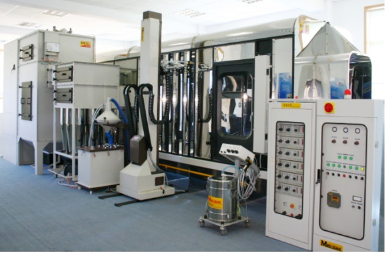 LPG Cylinder Powder Coating Line with Automatic Spraying Guns