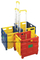 Plastic Folding Shopping Cart (FC403BR-2)