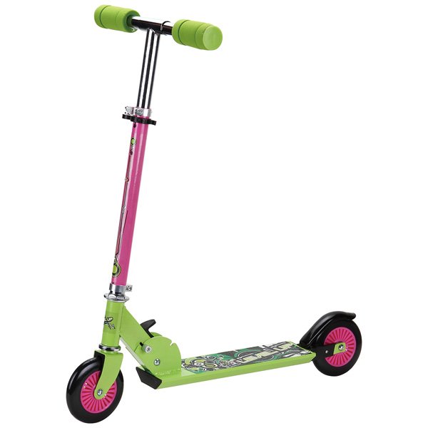 Full steel scooter with 120mm soft PVC wheel
