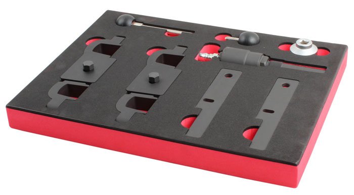 la carretilla de la herramienta de 267PCS Porsche fijó 6680