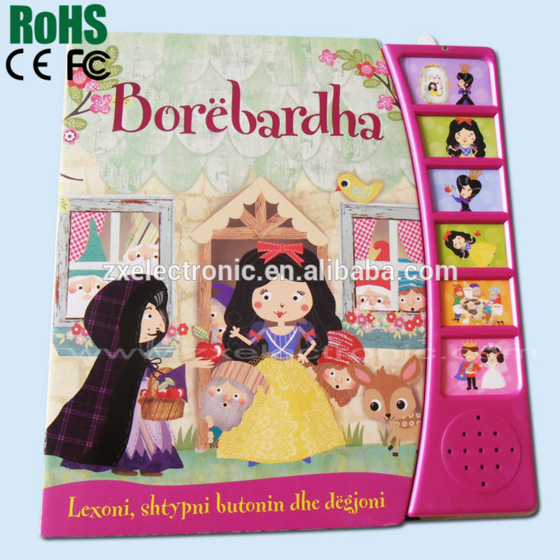 Children board book with sound pad