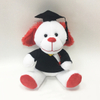 New Design Soft Graduation Dog Animals with Doctor Cap Plush