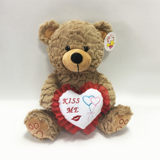 Valentine Day Romantic Brown Beautiful Plush Teddy Bear Toys